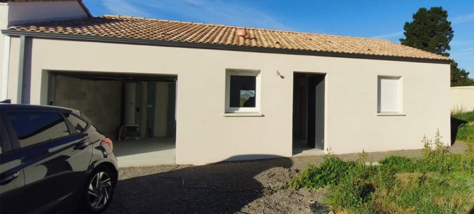 Jolie maison de plain-pied de 80 m² au Tablier (85)  - maison plain pied 80 m²