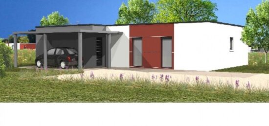 Plan de maison Surface terrain 97 m2 - 5 pièces - 3  chambres -  sans garage 