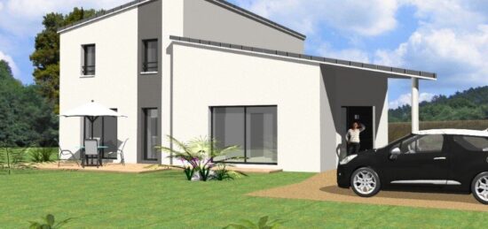 Plan de maison Surface terrain 130 m2 - 5 pièces - 5  chambres -  sans garage 