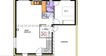 Avant-projet LA CHATAIGNERAIE - 91 m² - 3 chambres 3825-1906modele620140828fq3ex.jpeg - LMP Constructeur