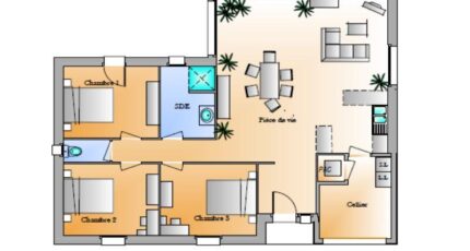 Avant-projet Magné 3 chambres 4258-1906modele820141124cICSB.jpeg - LMP Constructeur