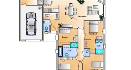 Avant-Projet Rosnay 3 Chambres + 1 bureau 4255-1906modele820141124g157n.jpeg - LMP Constructeur