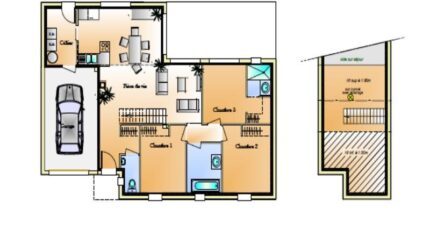 Avant projet Coex - 3 chambre + 1 bureau - 96m² 4622-1906modele820150326VyytQ.jpeg - LMP Constructeur