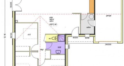 Avant-projet POUZAUGES -90 m² - 3 chambres _Duplic 6259-1906modele62017020219TTh.jpeg - LMP Constructeur