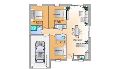 Avant projet La Rabateliére - 3 chambres 16641-1906modele820181109UokOX.jpeg - LMP Constructeur