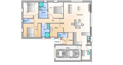 Avant projet La Jnchère - 3 chambres + 1 bureau - 17702-1906modele820181219hE2dK.jpeg - LMP Constructeur