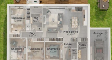 Plain-pied GA 4 ch Trendy 32014-4586modele720210611MbXZI.jpeg - LMP Constructeur