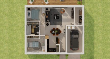 Plain-pied GI 2 ch _ GARAGE SUITE PARENTALE 32182-4586modele620210611wdWCE.jpeg - LMP Constructeur