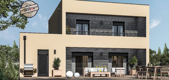 Plan de maison Surface terrain 114 m2 - 5 pièces - 4  chambres -  sans garage 