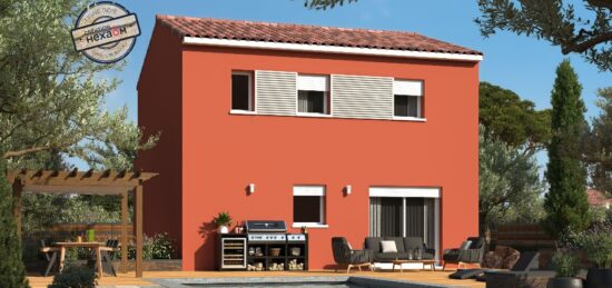 Plan de maison Surface terrain 104 m2 - 7 pièces - 6  chambres -  sans garage 