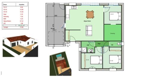 Maison neuve à Saint-Hilaire-de-Riez, Pays de la Loire