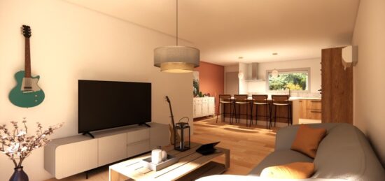 Maison neuve à Loge-Fougereuse, Pays de la Loire