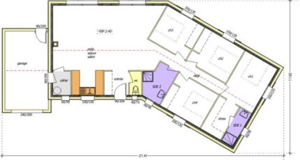 Chaillé-les-Marais Maison neuve - 2369529-255232_4-chambres-garage-integre-pignon-g.jpg LMP Constructeur