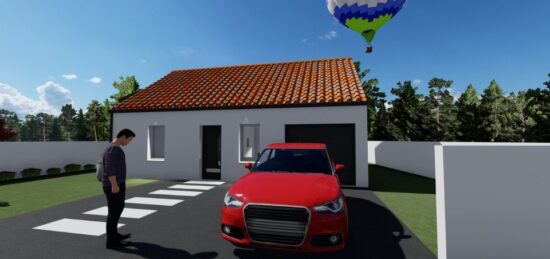 Maison neuve à Vairé, Pays de la Loire