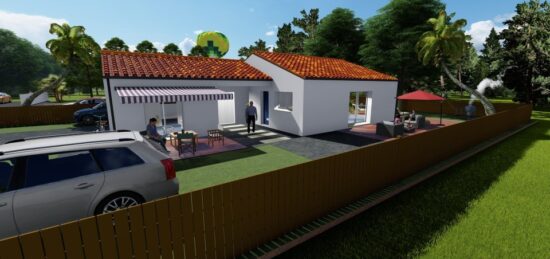 Maison neuve à Saint-Gilles-Croix-de-Vie, Pays de la Loire