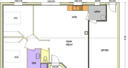 Grosbreuil Maison neuve - 2646231-255472_bouleau-2ch-garage-a-droite.jpg LMP Constructeur