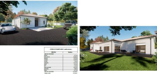 Maison neuve à Brem-sur-Mer, Pays de la Loire